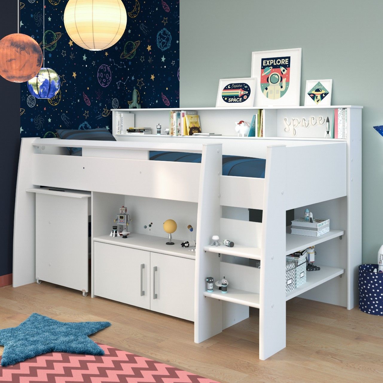 Lit mi-hauteur compact Swan Parisot